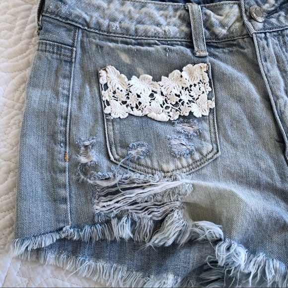 American Eagle Outfitters Hi-Rise Festival Shorts Women’s Sz 4 - Picture 6 of 8